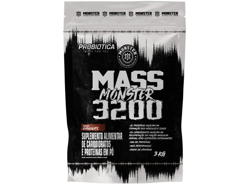 MASSA MONSTER 3KG REFIL - PROBIÓTICA