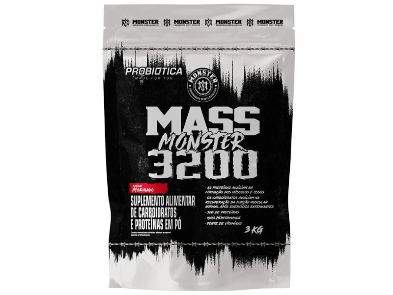 MASSA MONSTER 3KG REFIL - PROBIÓTICA