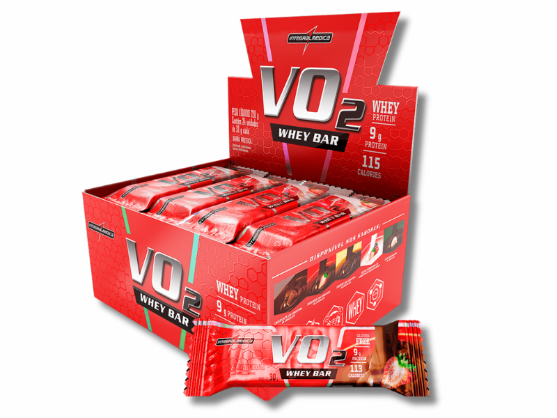 VO2 PROTEIN BAR 12UN - INTEGRALMEDICA