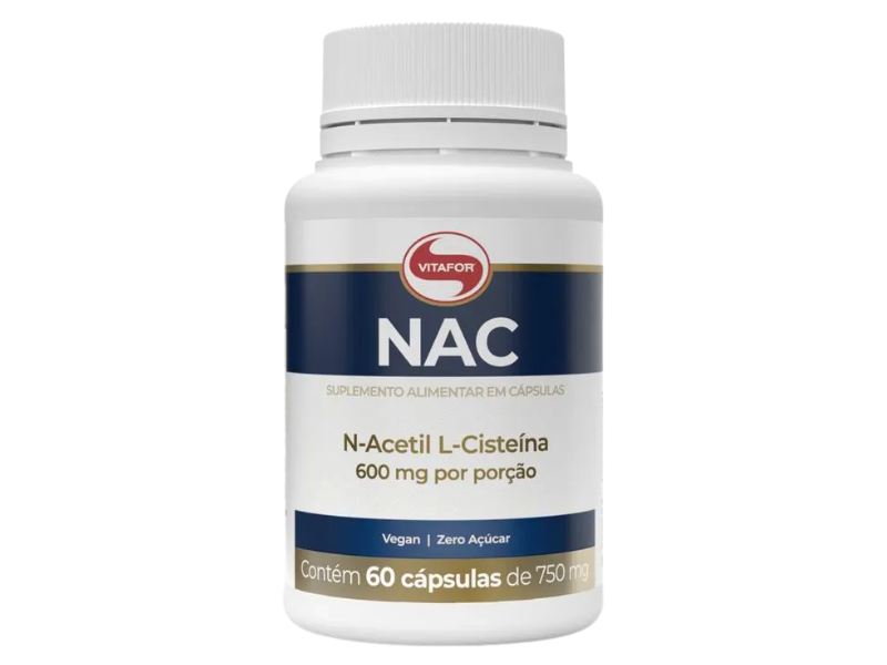 N-ACETIL CISTEINA (NAC) 60CAPS 600MG - VITAFOR