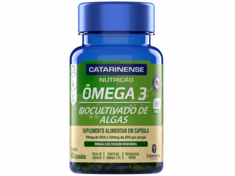 OMEGA 3 BIOCULTIVADO DE ALGAS 120CAPS - CATARINENSE NUTRICAO