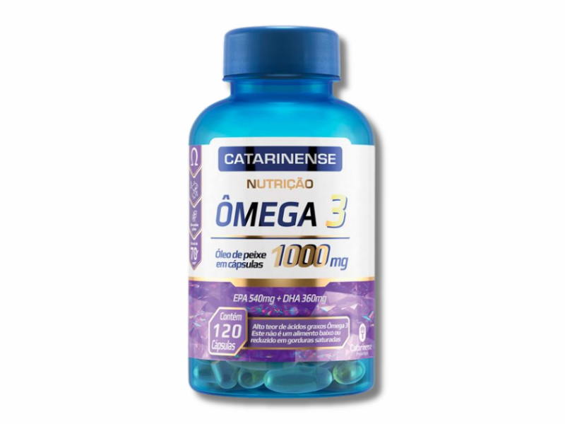 OMEGA 3 1000MG 120CAPS - CATARINENSE NUTRICAO