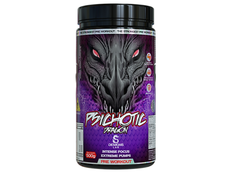 PRÉ - TREINO PSICHOTIC DRAGON 500G - DEMONS LAB