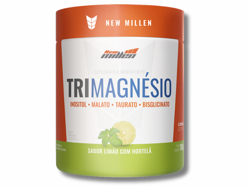 TRIMAGNESIO LIMAO C/ HORTELA 180G POTE - NEW MILLEN