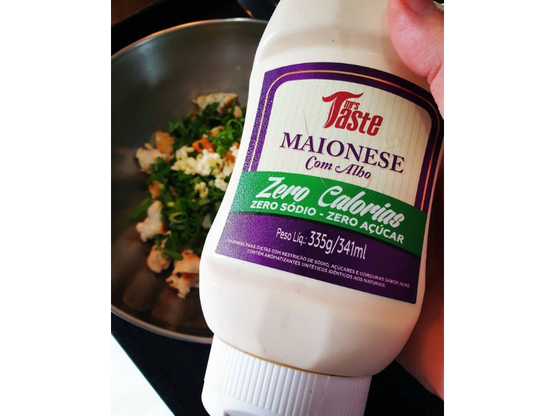 MAIONESE COM ALHO 335G - MRS TASTE - Sua Saúde Distribuidora