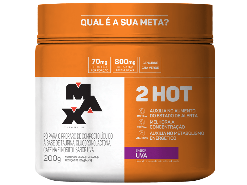 2HOT 200G - MAX TITANIUM - Sua New Shape Distribuidora