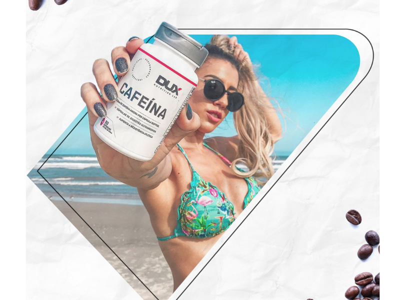 CAFEÍNA ANIDRA 90CAPS 500MG (210MG POR CAPS) - DUX NUTRITION - Sua Saúde Distribuidora