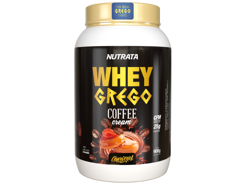 WHEY GREGO COFFEE 900G - NUTRATA - Sua Saúde Distribuidora