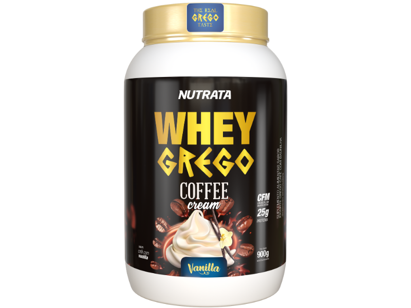 WHEY GREGO COFFEE 900G - NUTRATA - Sua Saúde Distribuidora