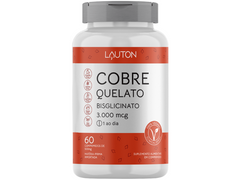 COBRE QUELATO BISGLICINATO 3.000MCG 60CAPS - LAUTON - Sua 