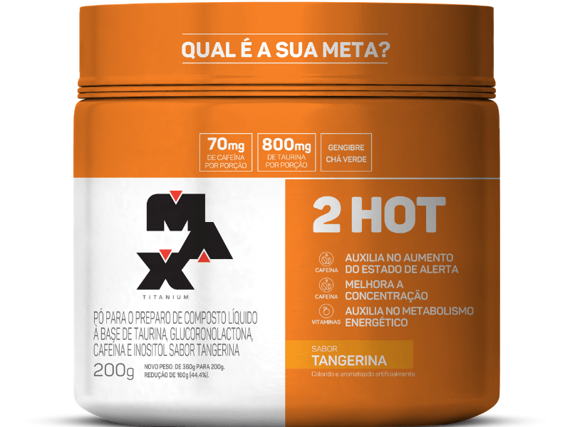 2HOT 200G - MAX TITANIUM - Sua New Shape Distribuidora