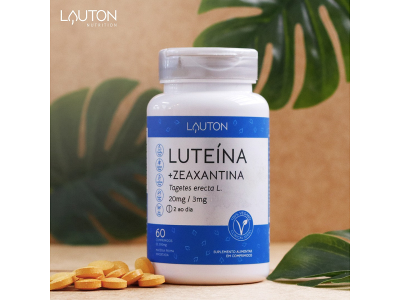 LUTEINA + ZEAXANTINA 20MG/ 3MG 60CAPS - LAUTON - Sua Saúde Distribuidora