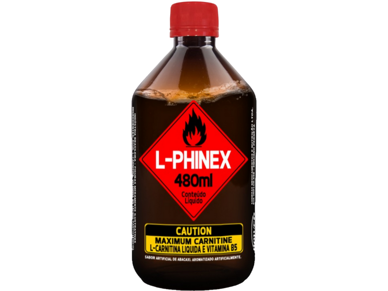 L-PHINEX (L-CARNITINA) 480ML - POWER SUPPLEMENTS - Sua Saúde Distribuidora
