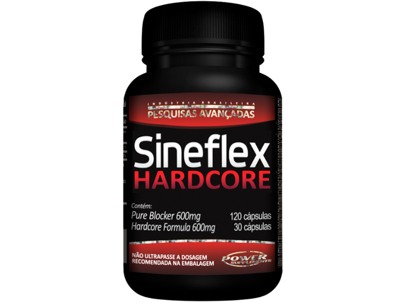 SINEFLEX HARDCORE - POWER SUPPLEMENTS - Sua Saúde Distribuidora