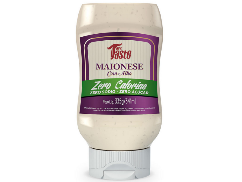 MAIONESE COM ALHO 335G - MRS TASTE - Sua Saúde Distribuidora