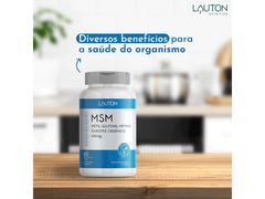 MSM ENXOFRE ORGÂNICO 600MG 60CAPS - LAUTON - Sua Saúde Distribuidora