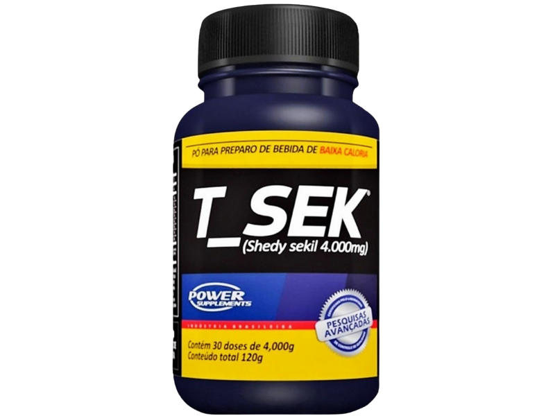 T SEK 120G - POWER SUPPLEMENTS - Sua Saúde Distribuidora