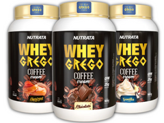 WHEY GREGO COFFEE 900G - NUTRATA - Sua Saúde Distribuidora