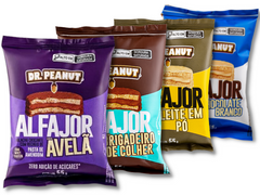 ALFAJOR 12UN 55G - DR. PEANUT - New Shape Distribuidora