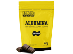 ALBUMINA 80% NATURAL 420G - NATUROVOS - New Shape Distribuidora