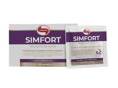 SIMFORT 30X2G SACHE (PROBIÓTICOS) - VITAFOR - Sua Saúde Distribuidora