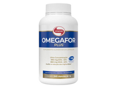 OMEGA 3 PLUS 240CAPS 990MG EPA / 660MG DHA - VITAFOR - Sua Saúde Distribuidora