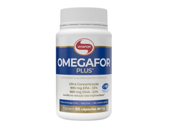 OMEGA 3 PLUS 60CAPS 990MG EPA / 660MG DHA - VITAFOR - Sua Saúde Distribuidora
