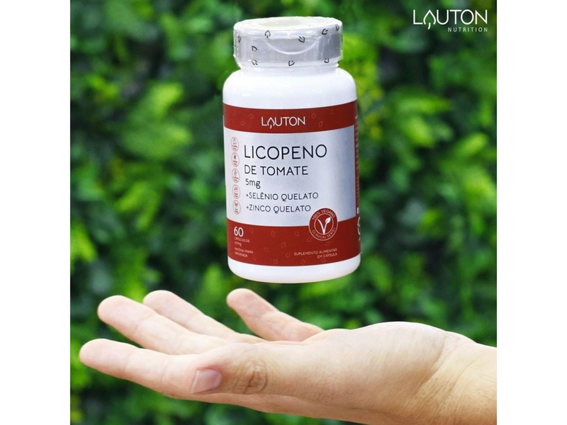 LICOPENO DE TOMATE 60COMP 500MG - LAUTON - Sua Saúde Distribuidora