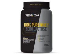 WHEY 100% ZERO LACTOSE 900G - PROBIÓTICA - Sua Saúde Distribuidora
